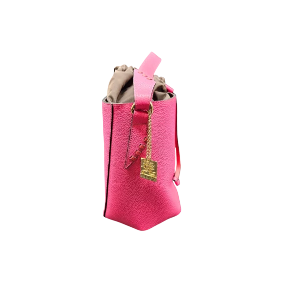Borsa in vera pelle - CILINDRO - immagine 2