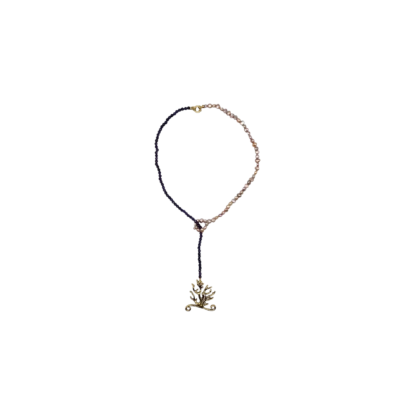 Collana saliscendi in perle naturali - immagine 4