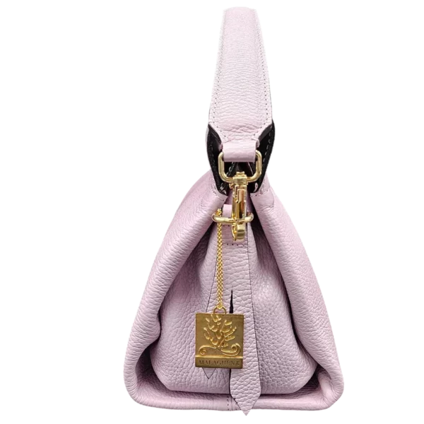 Borsa in vera pelle - LILLA - immagine 3