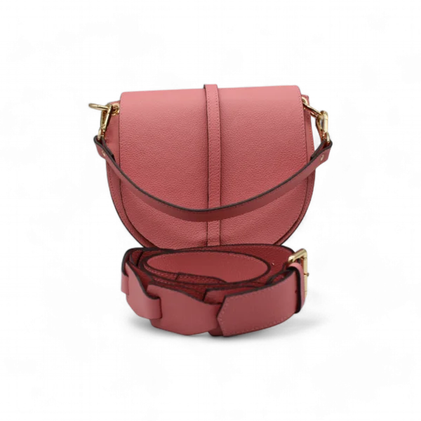 Borsa in vera pelle rosa - SELLA LUXURY - immagine 2