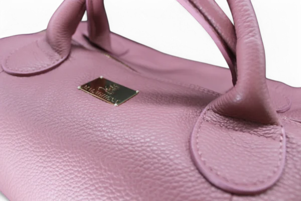 Borsa FASHION in vera pelle rosa - immagine 3